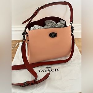 Coach Willow Shoulder Bag in Faded Blush *NEW*